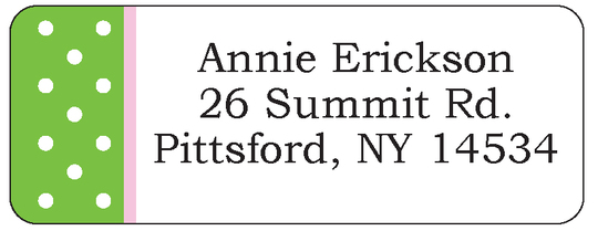Erickson Return Address Labels